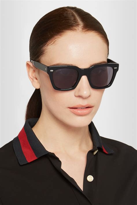 gucci round square sunglasses|gucci square sunglasses women.